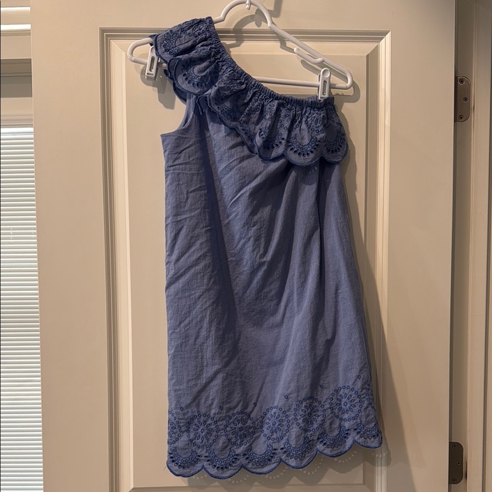Vineyard Vines One-Shoulder Dress w/ Eyelet Details - XS